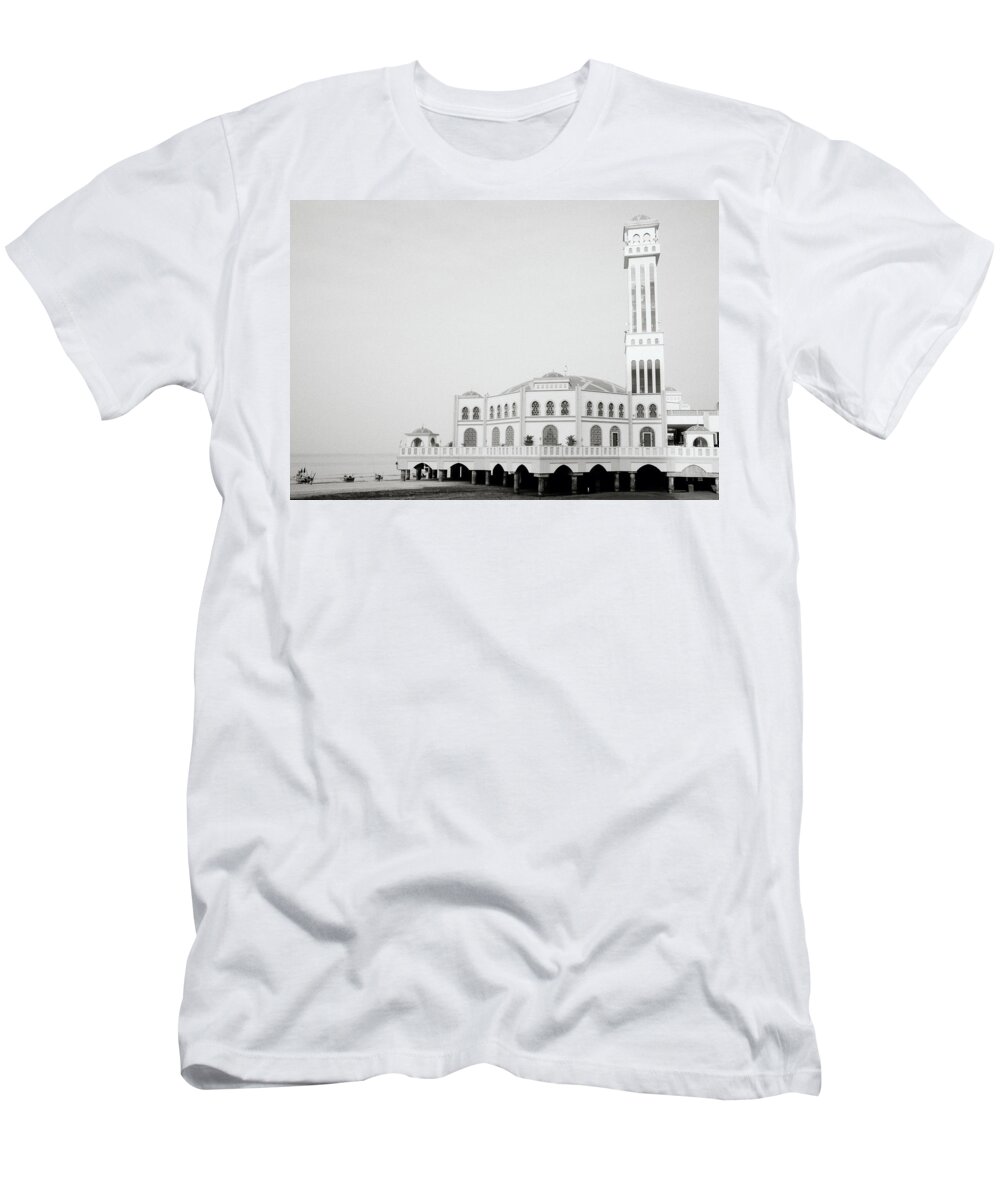 Religion T-Shirt featuring the photograph The Floating Mosque by Shaun Higson