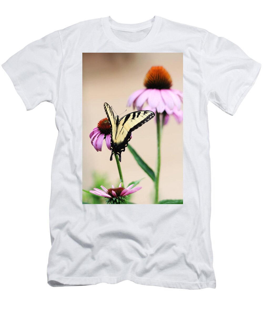 Swallowtail T-Shirt featuring the photograph The Swallowtail by Trina Ansel