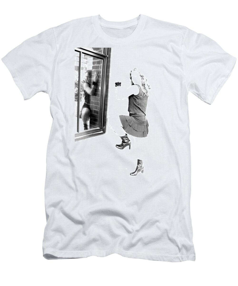 Lady T-Shirt featuring the photograph The Other One by Nick David