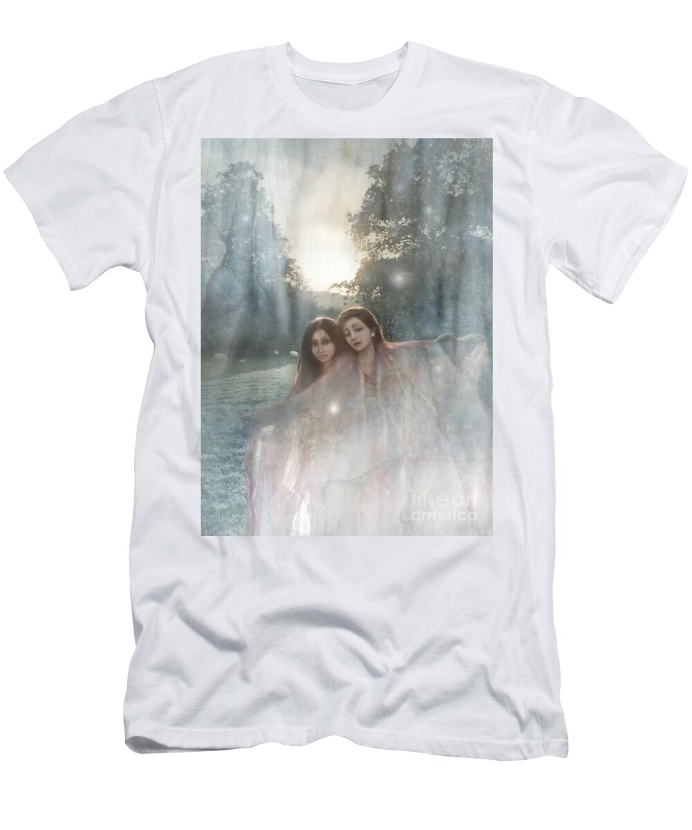 Woman T-Shirt featuring the photograph The Sunset Dance by Ang El