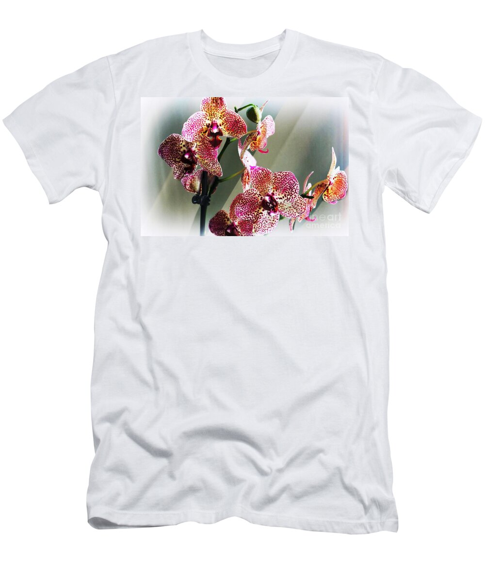 Orchid T-Shirt featuring the photograph Timeless Orchid by Judy Palkimas