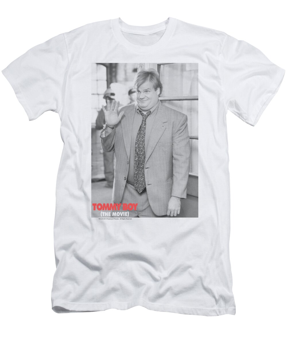 Tommy Boy T-Shirt featuring the digital art Tommy Boy - Square by Brand A