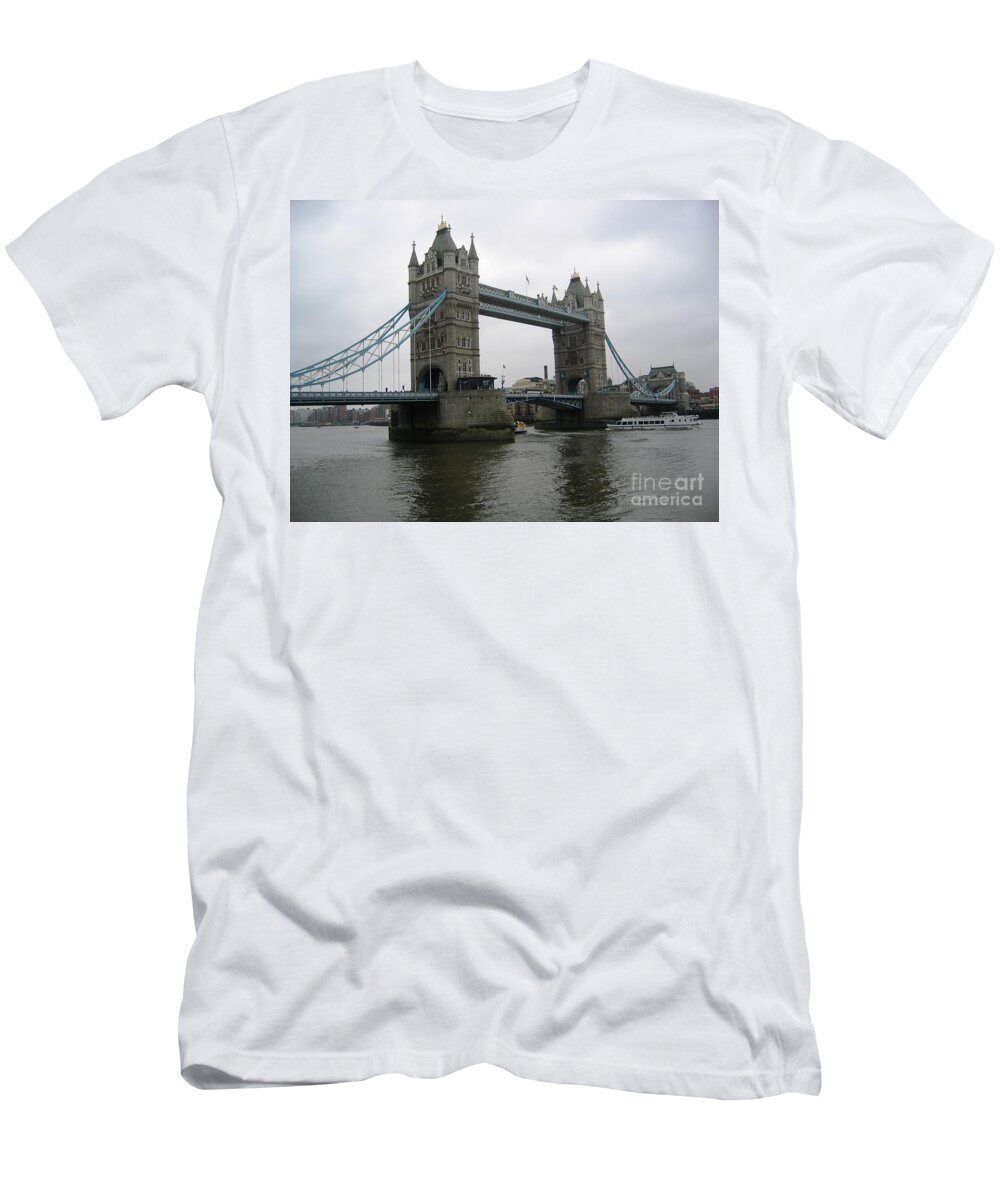 Tower Of London T-Shirt featuring the photograph Tower Bridge by Denise Railey