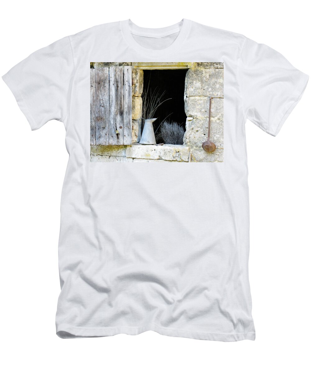 Troglodyte Window T-Shirt featuring the photograph Troglodyte Window by Randi Kuhne