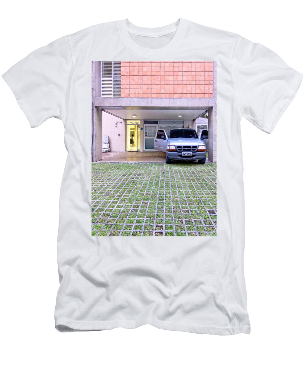 Home T-Shirt featuring the photograph Unpacking Groceries - Sao Paulo by Julie Niemela