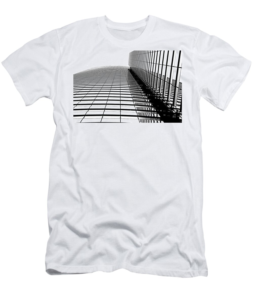 Building T-Shirt featuring the photograph Up up and away by Tammy Espino