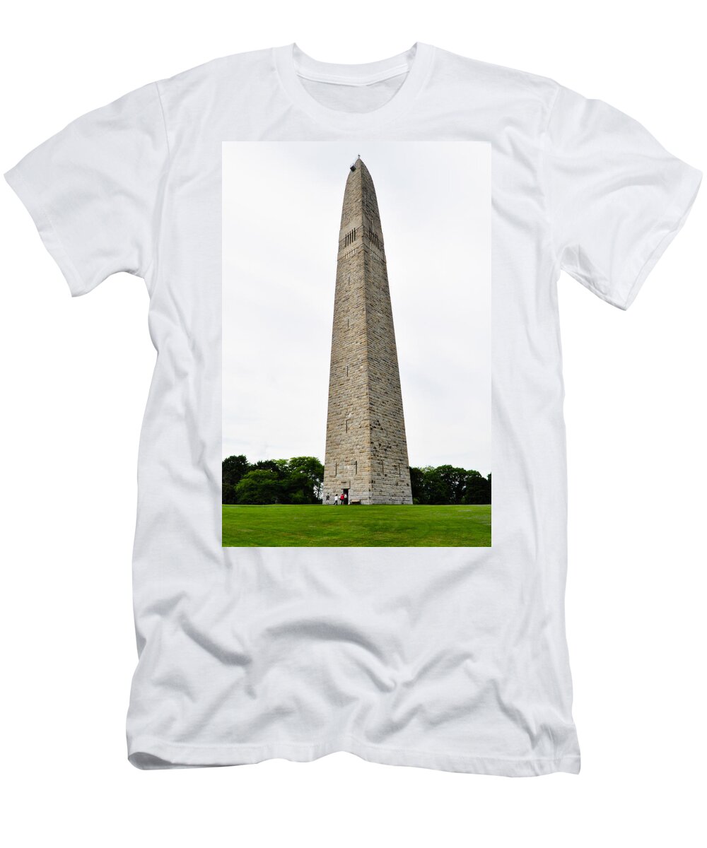 Bennington Battle Monument T-Shirt featuring the photograph Vermont Monument by Mitchell R Grosky