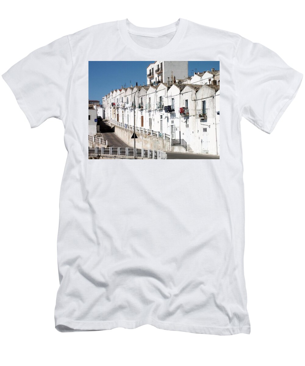 Lombards T-Shirt featuring the photograph View of Monte S. Angelo by Archangelus Gallery