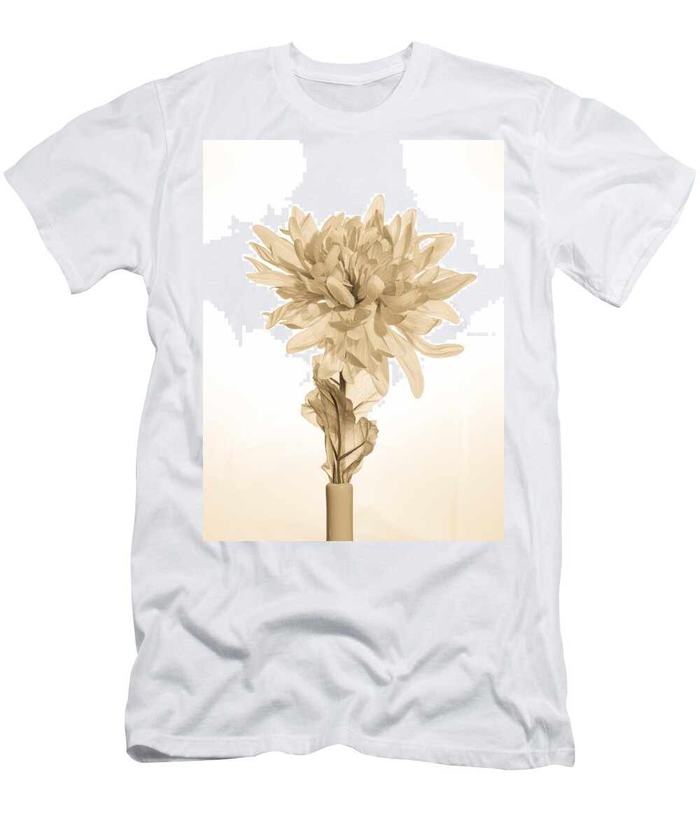 Antique T-Shirt featuring the photograph Vintage Artificial Flower by Mark Llewellyn