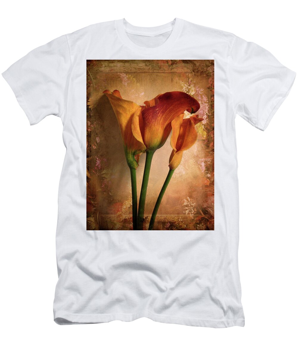 Flower T-Shirt featuring the photograph Vintage Calla Lily by Jessica Jenney