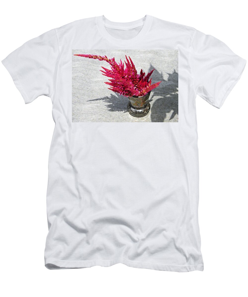 Flower T-Shirt featuring the photograph Vintage Plume by Chris Berry