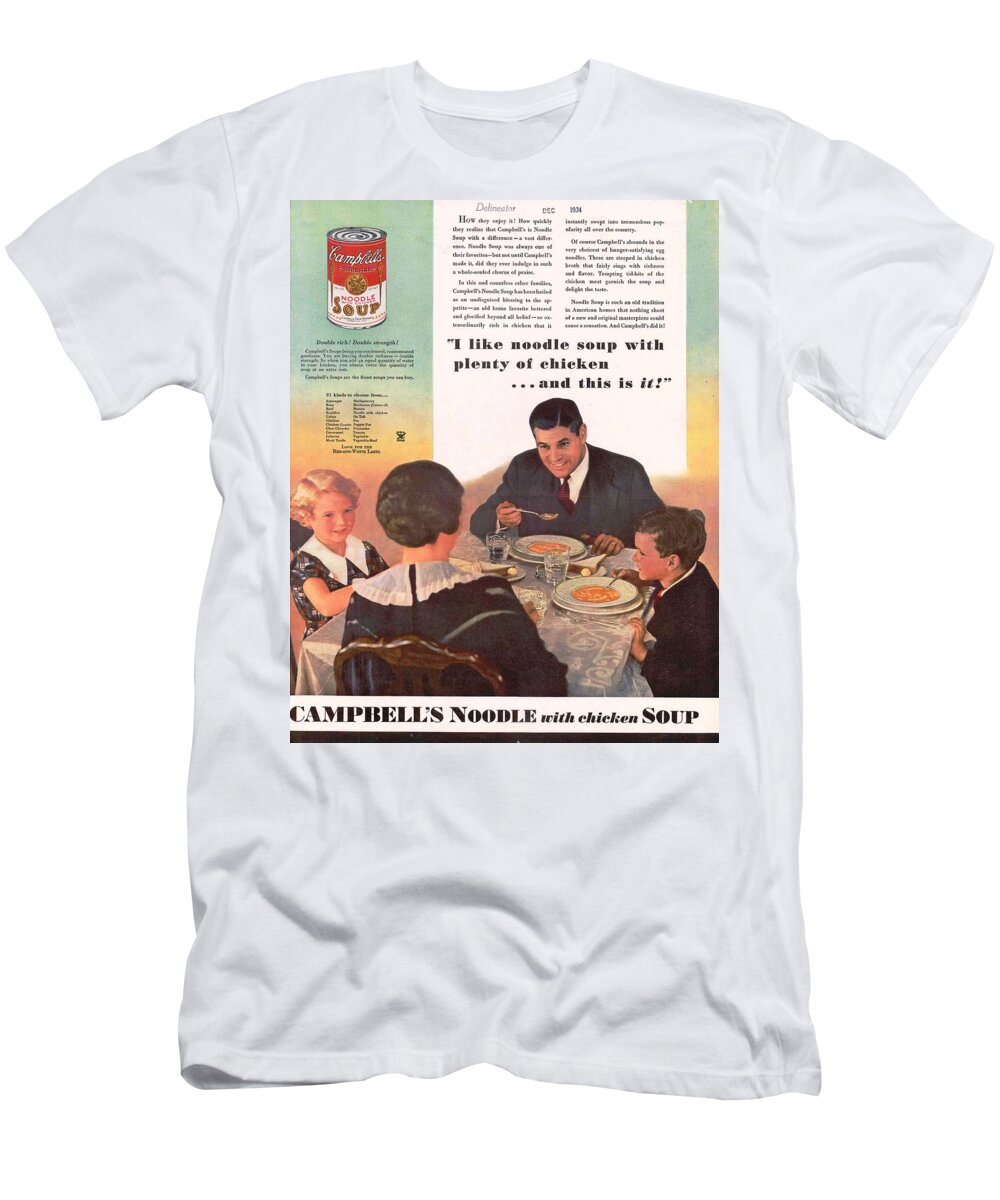 Kreta Snavset afskaffet Vintage Soup Advert T-Shirt by Georgia Fowler - Fine Art America
