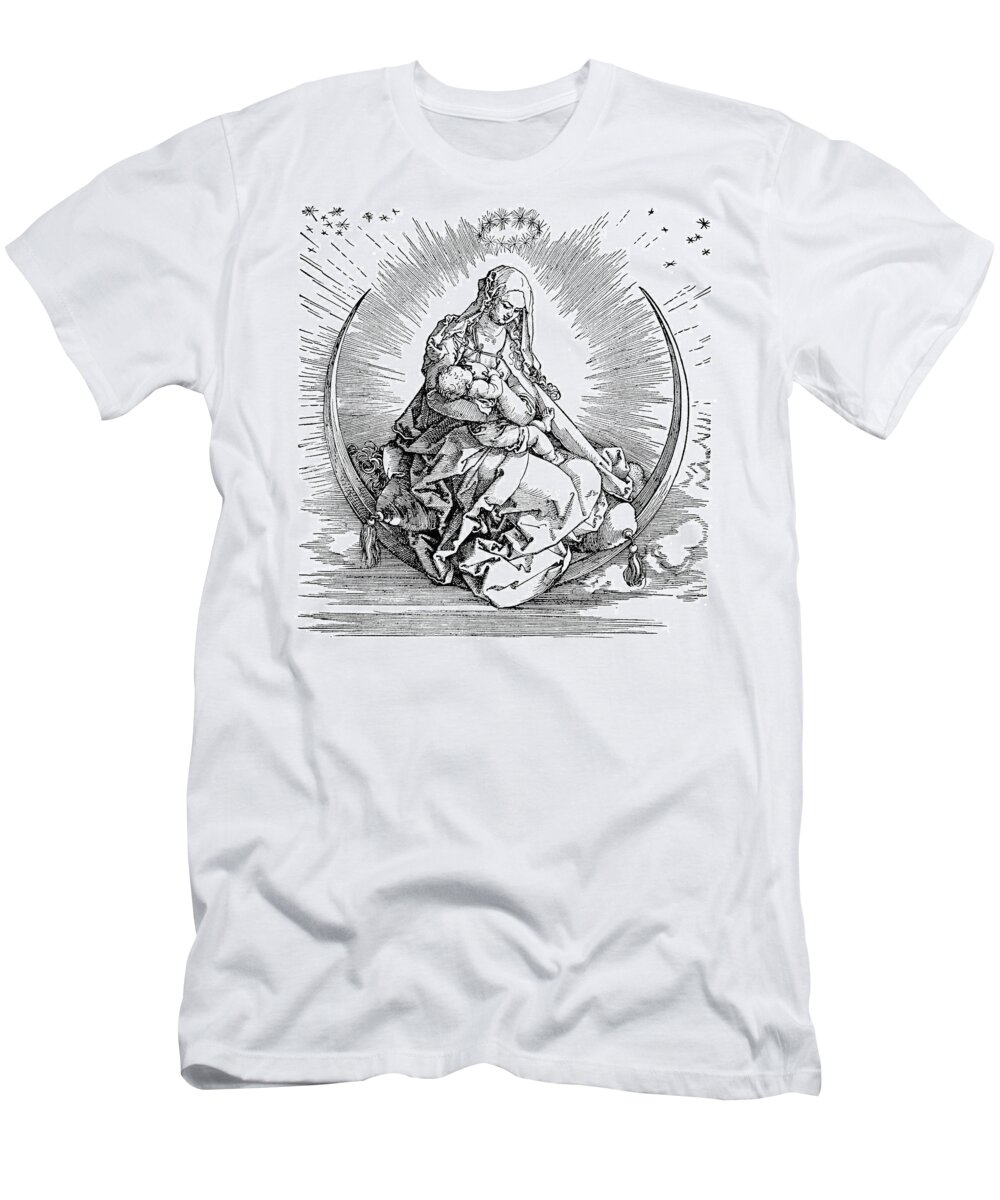 1511 T-Shirt featuring the painting Virgin In Glory by Granger