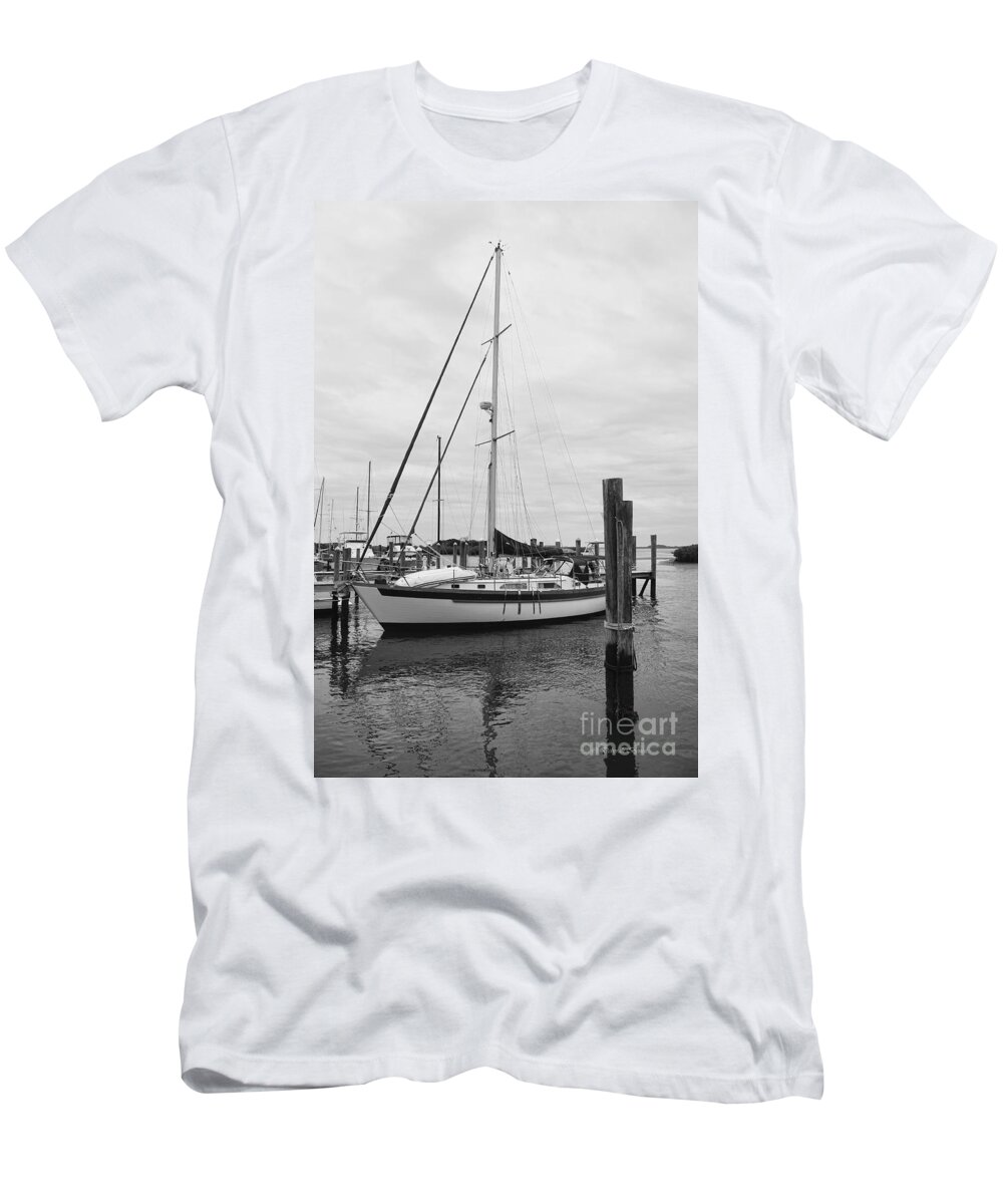 Sailing T-Shirt featuring the photograph Waiting to Sail by Deborah Benoit