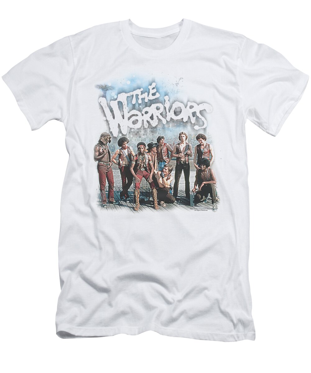 The Warriors T-Shirt featuring the digital art Warriors - Amusement by Brand A