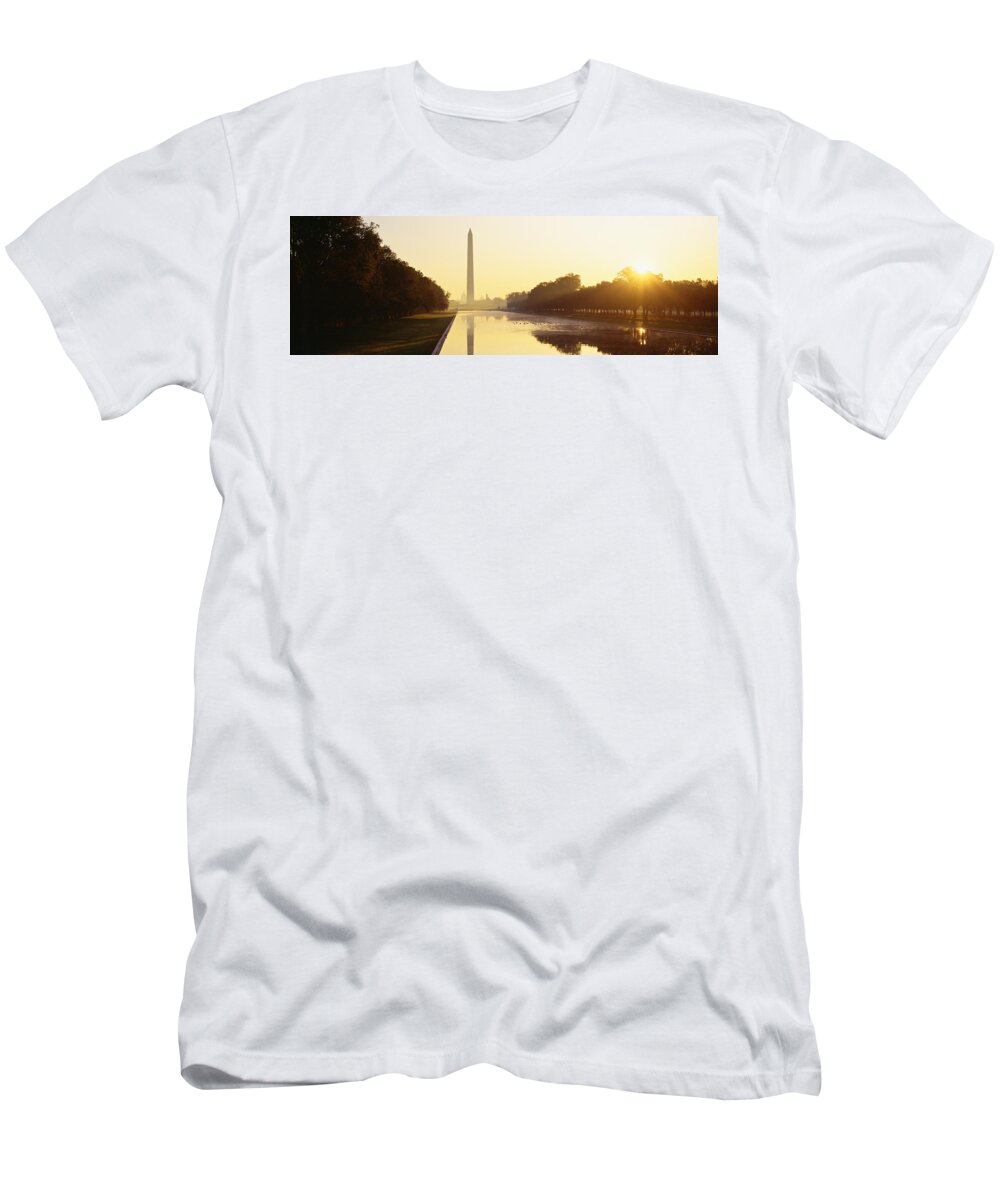 Photography T-Shirt featuring the photograph Washington Monument Washington Dc by Panoramic Images