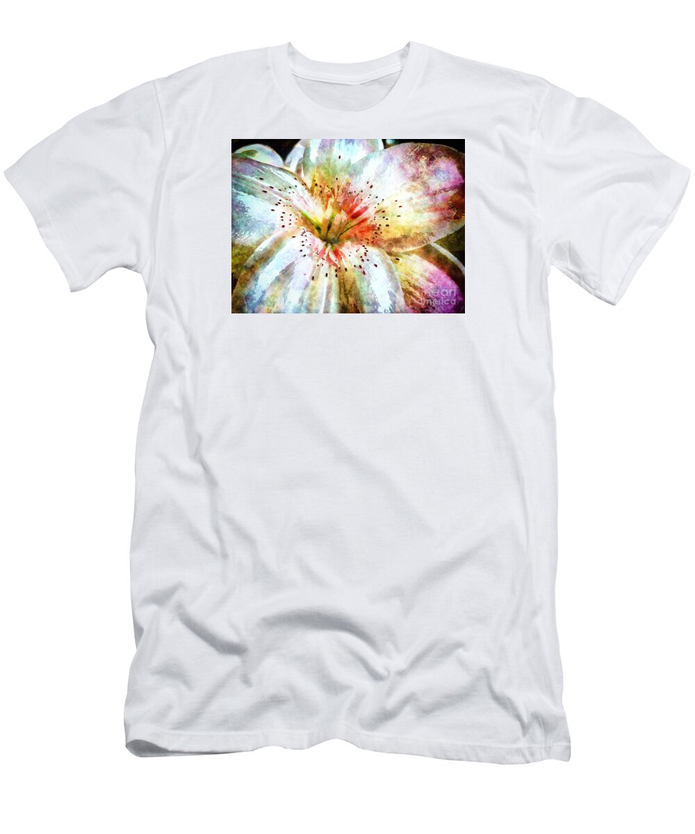 Flower T-Shirt featuring the photograph Waterflower by Davy Cheng