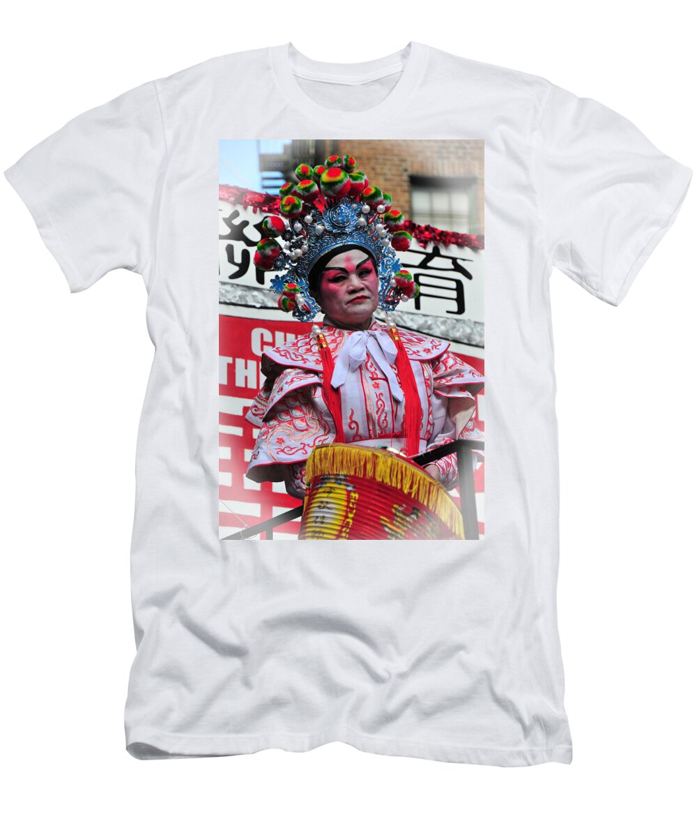 Chinese T-Shirt featuring the photograph Wearing Her Finest by Mike Martin