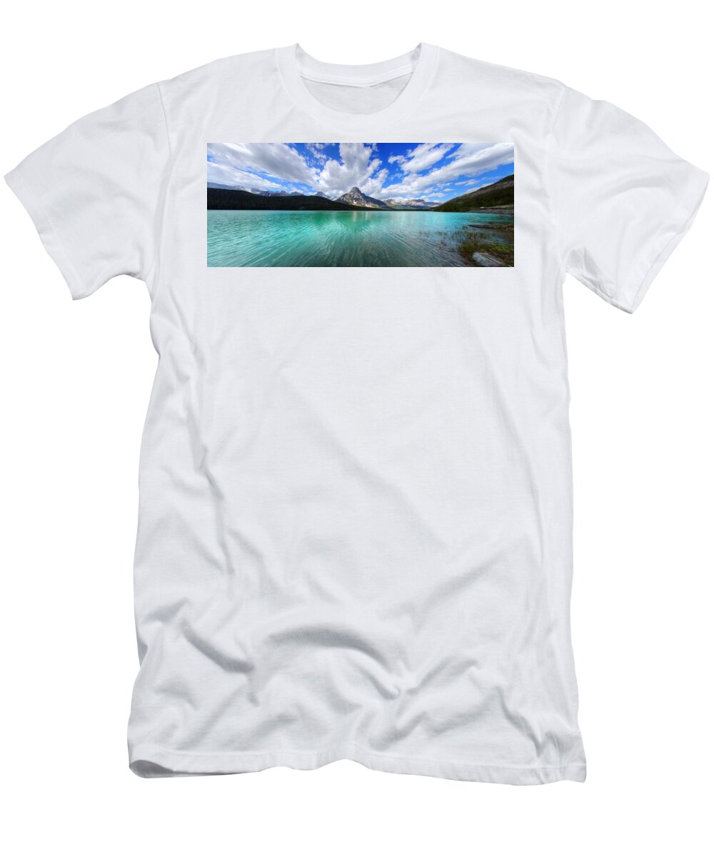 Banff T-Shirt featuring the photograph White Pyramid by David Andersen