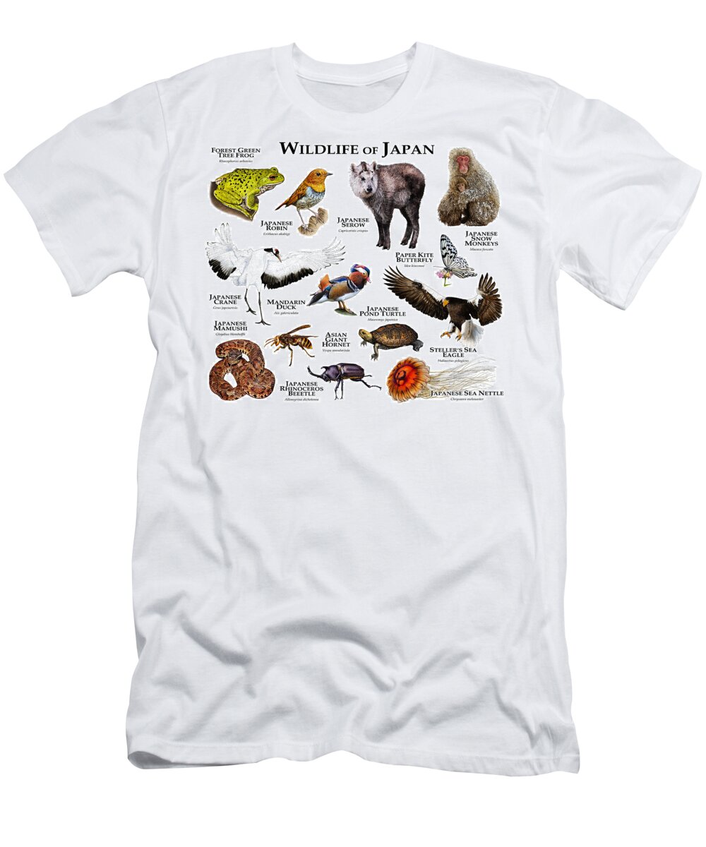 Wildlife Japan T-Shirt Roger - Art America