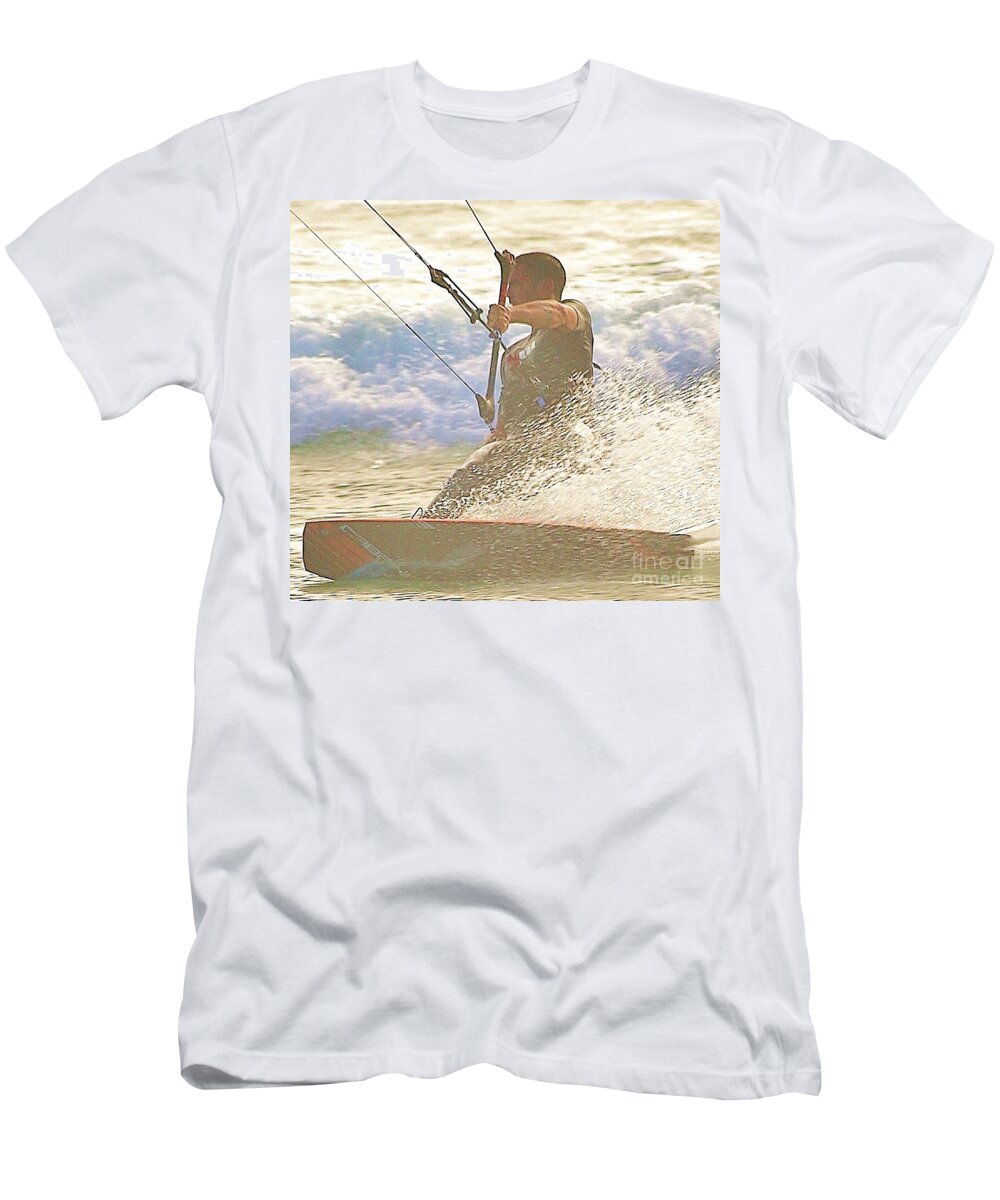 Blair Stuart T-Shirt featuring the photograph WindSurfer by Blair Stuart