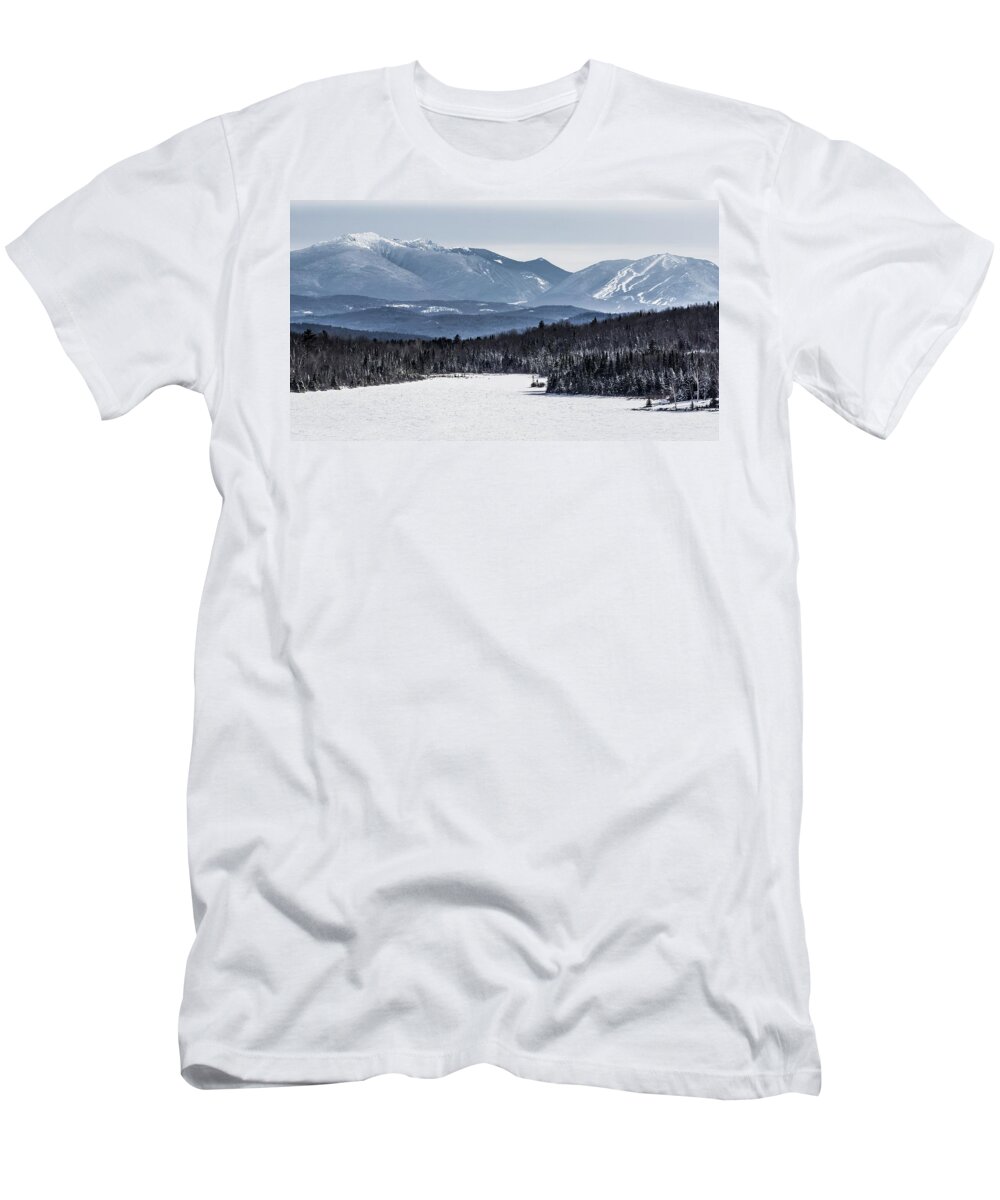 New Hampshire T-Shirt featuring the photograph Winter Mountains by Tim Kirchoff