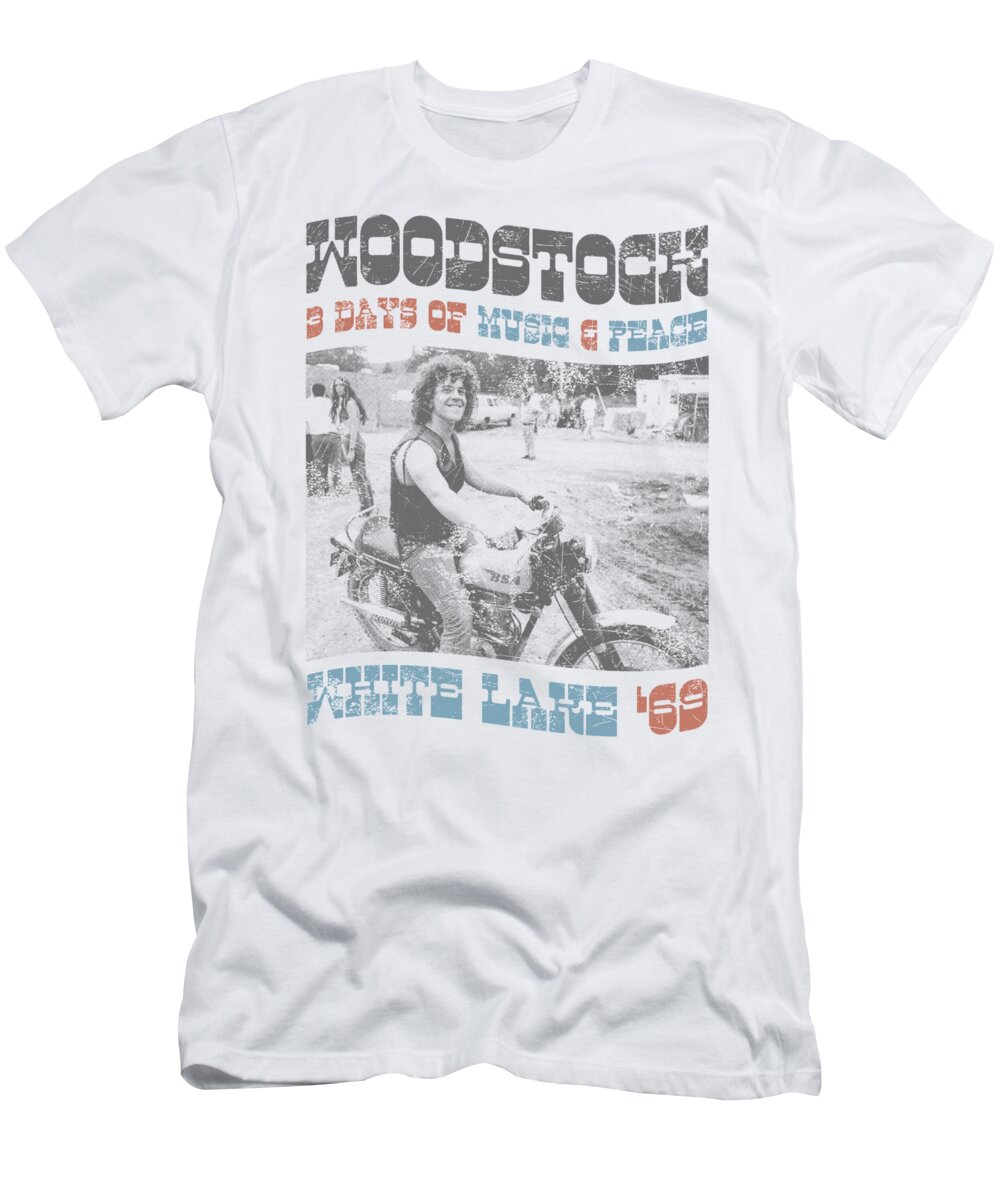  T-Shirt featuring the digital art Woodstock - Rider by Brand A