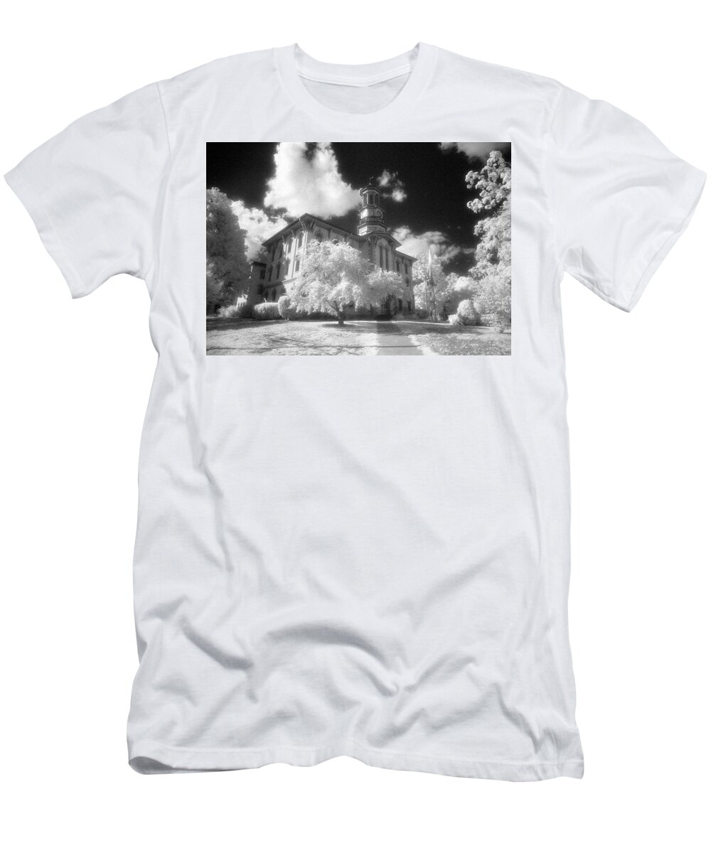 Courthouse T-Shirt featuring the photograph Wyoming County Courthouse by Jim Cook