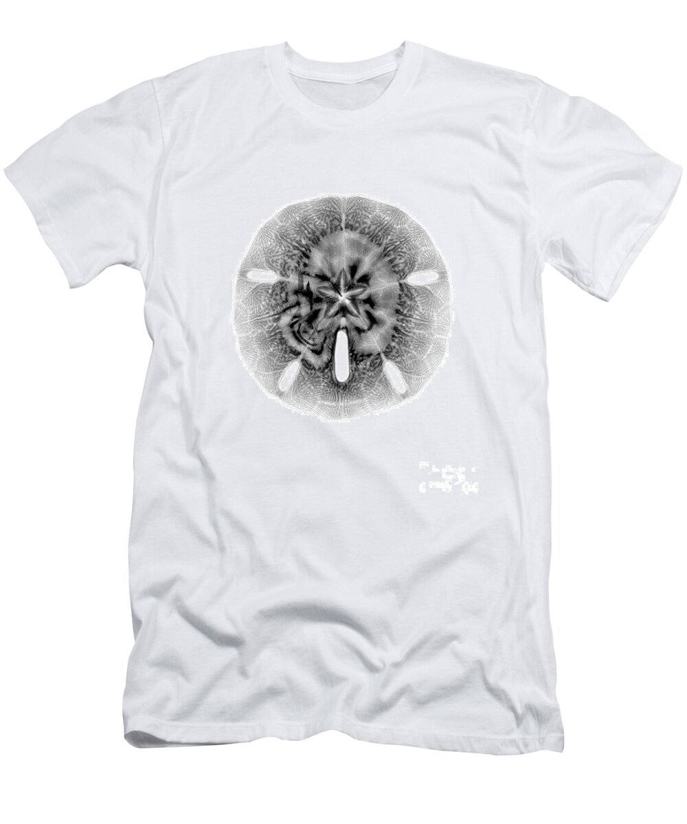 Radiograph T-Shirt featuring the photograph X-ray Of Sand Dollar by Bert Myers