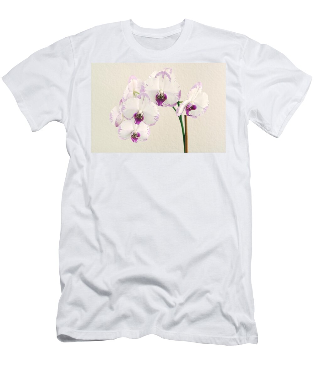 Flower T-Shirt featuring the photograph Orchid #1 by Masha Batkova
