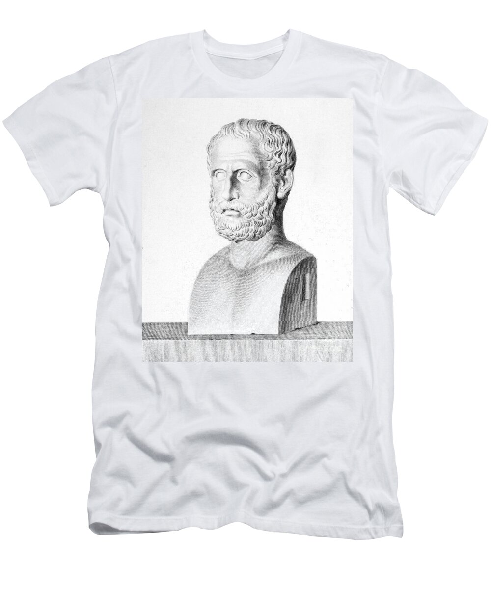 3rd Century B.c T-Shirt featuring the photograph Theophrastus #1 by Granger