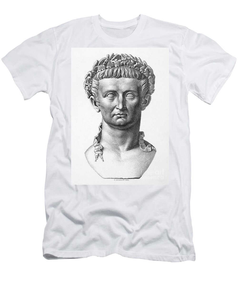 1st Century T-Shirt featuring the photograph Tiberius (42 B.c.- 37 A.d.) #1 by Granger
