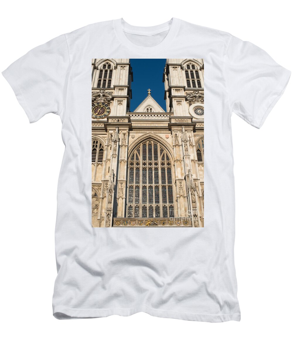Abbey T-Shirt featuring the photograph Westminster Abbey London #1 by Andrew Michael