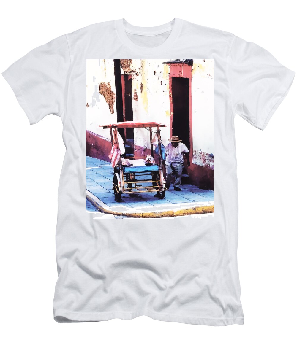 Mexico T-Shirt featuring the photograph Working Oaxaca #1 by Terry Fiala
