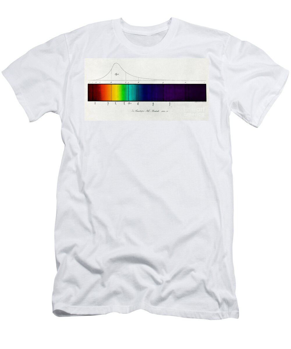 Enhanced T-Shirt featuring the photograph Fraunhofer Lines #3 by Science Source