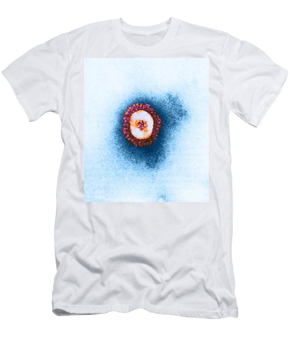 Coronavirus T-Shirt featuring the photograph Tem Of Coronavirus #2 by Science Source