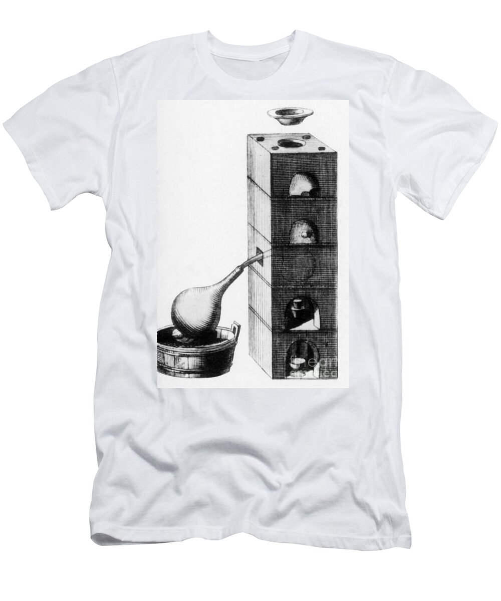 Science T-Shirt featuring the photograph Distillation, Alembic, 18th Century #5 by Science Source