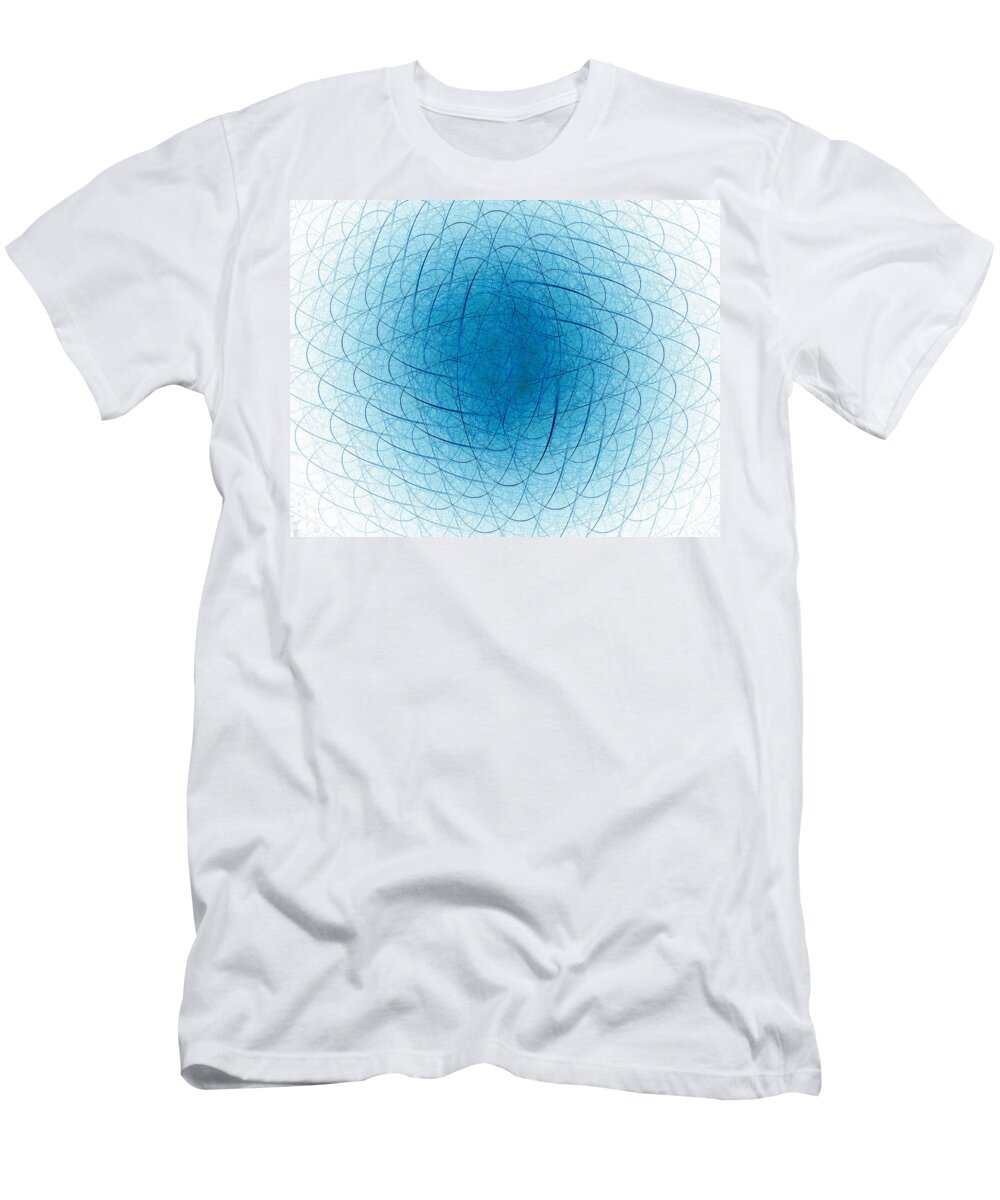 Complex Numbers T-Shirt featuring the photograph Fractal Image #6 by Ted Kinsman