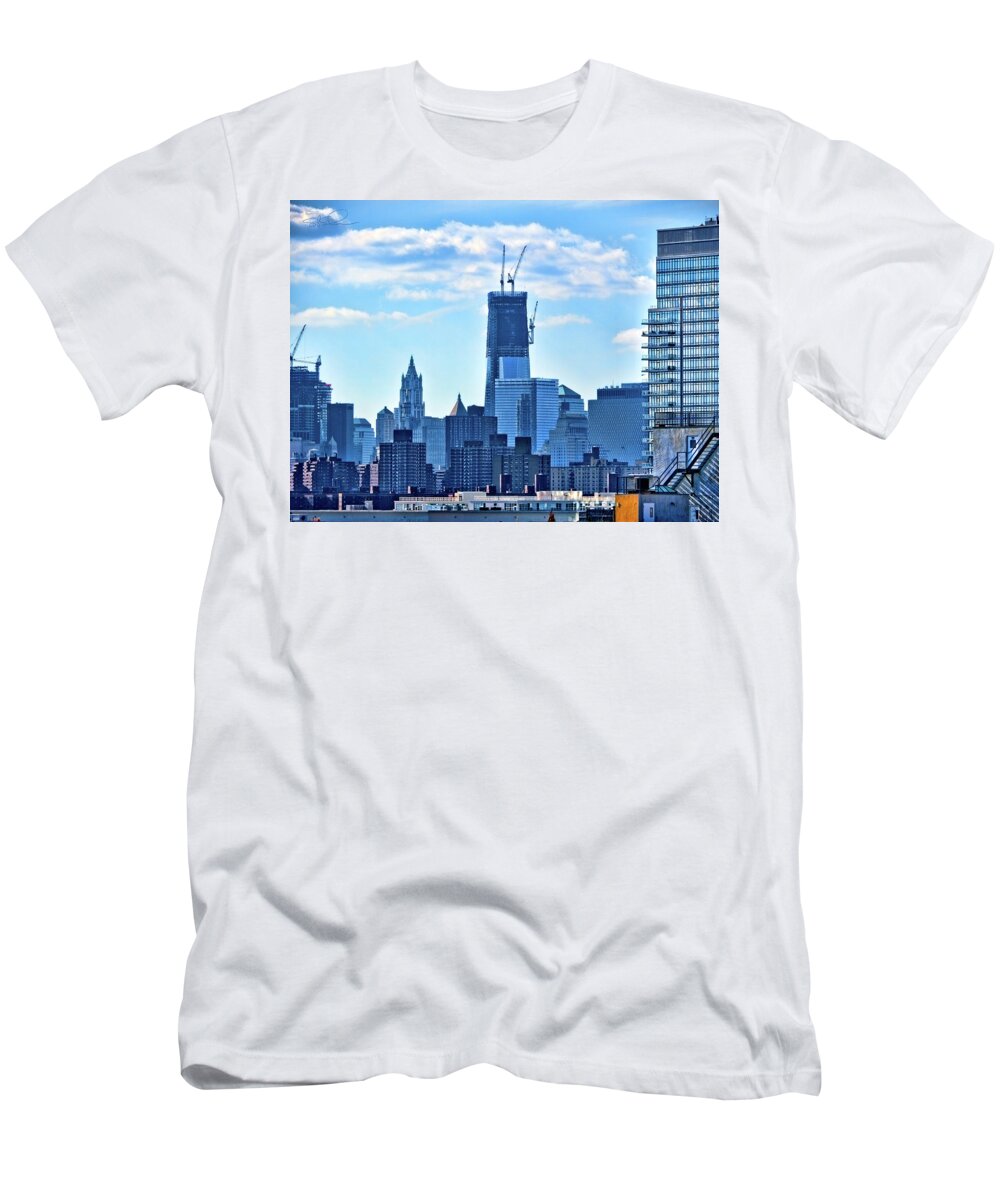 One World Trade T-Shirt featuring the photograph 92 Of 104 by S Paul Sahm
