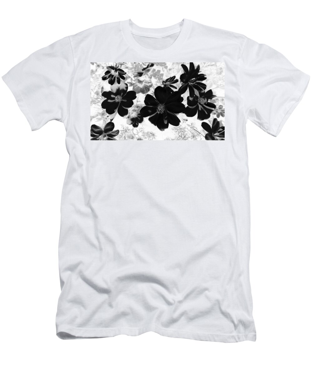Abstract Photography T-Shirt featuring the photograph Abstract Flowers 4 by Kim Galluzzo Wozniak