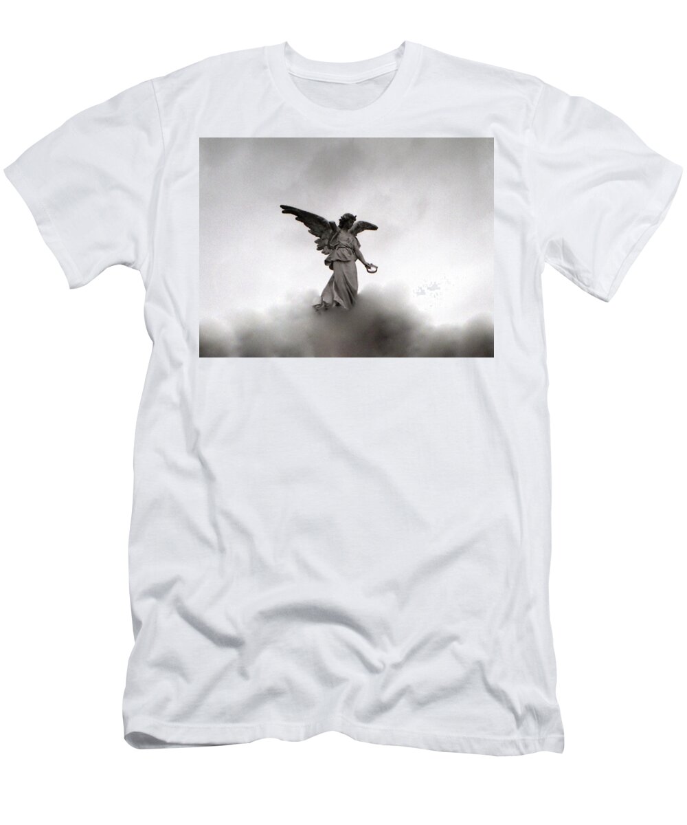 Louisiana T-Shirt featuring the photograph Armless Angel by Doug Duffey