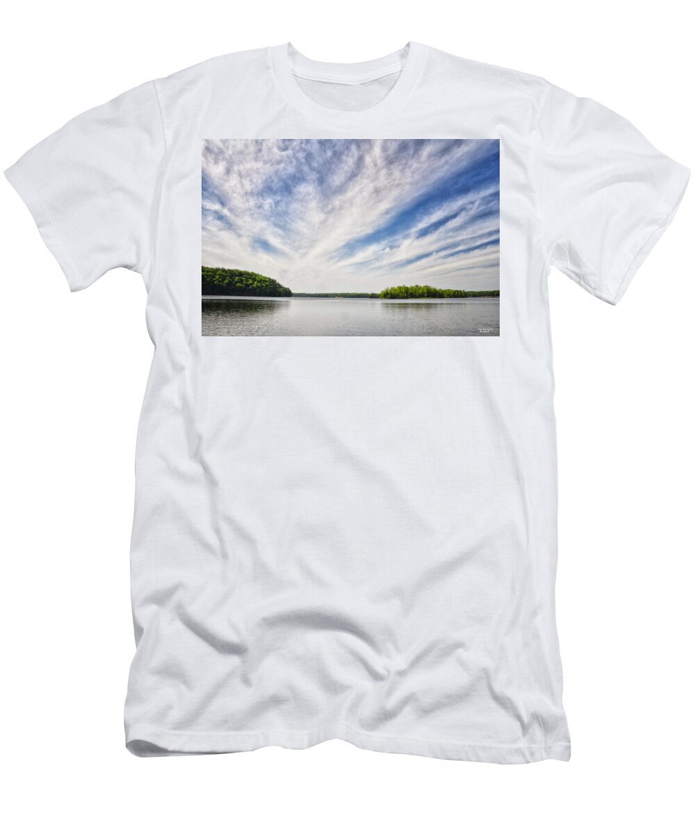 Ausable River T-Shirt featuring the photograph AuSable River on a Summers Day by Peg Runyan