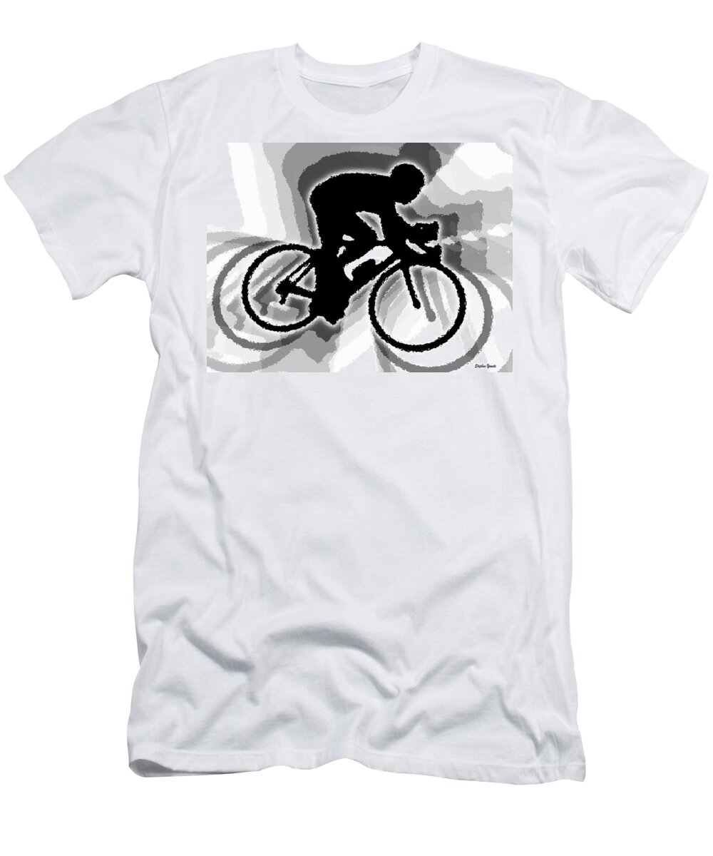 Bike T-Shirt featuring the digital art Bike by Stephen Younts