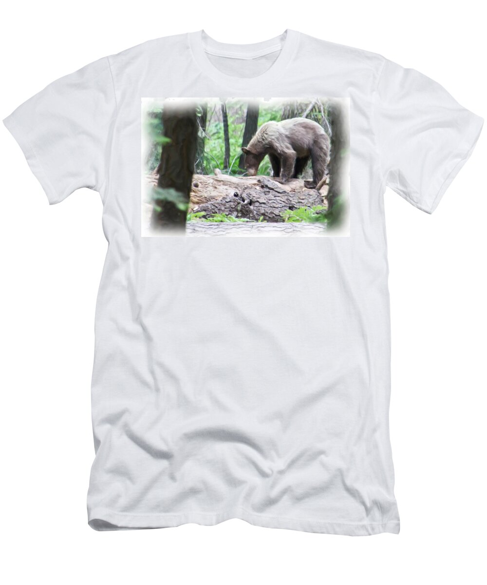 California T-Shirt featuring the photograph California Brown Bear by Heidi Smith