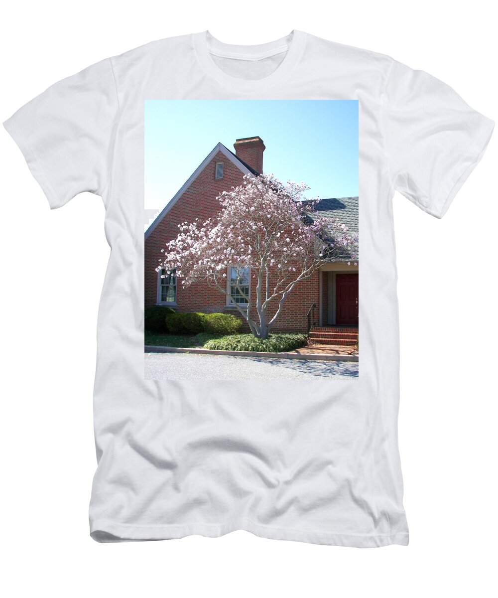 Nature T-Shirt featuring the photograph Cherry Blossom by Pamela Hyde Wilson