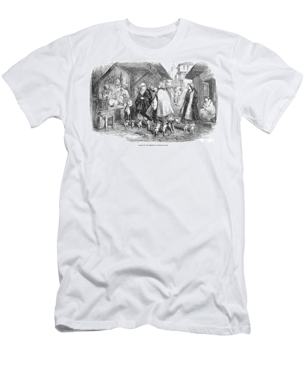 1854 T-Shirt featuring the photograph Constantinople, 1854 by Granger