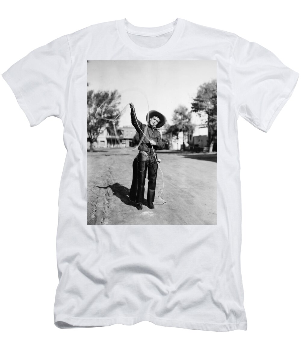 1920s T-Shirt featuring the photograph COWBOY, 1920s by Granger