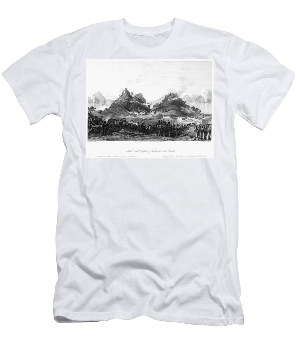 1841 T-Shirt featuring the photograph First Opium War, 1841 by Granger