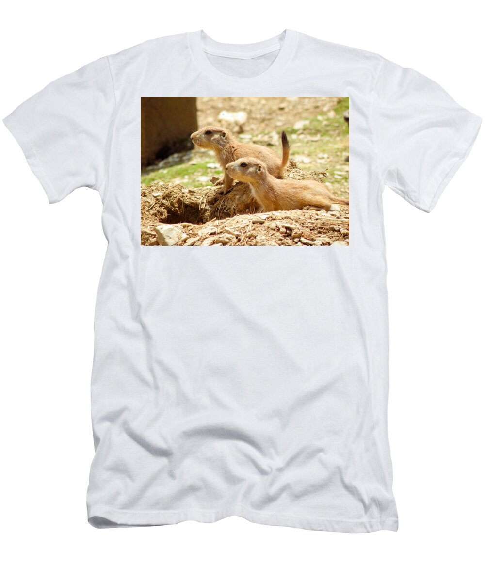 Prairie Dog T-Shirt featuring the photograph Go West Young Man by Trish Tritz