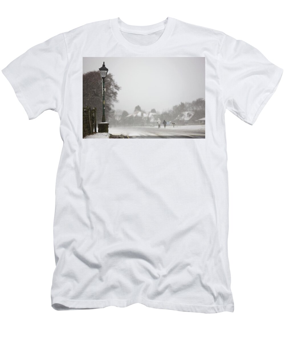 Background Person T-Shirt featuring the photograph Goathland, North Yorkshire, England by John Short